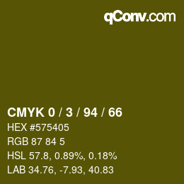 Color code: CMYK 0 / 3 / 94 / 66 | qconv.com