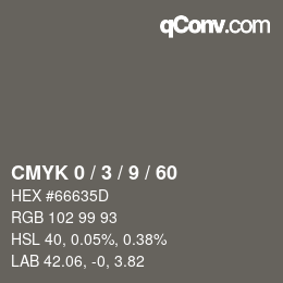 Color code: CMYK 0 / 3 / 9 / 60 | qconv.com