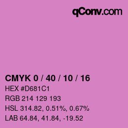 Color code: CMYK 0 / 40 / 10 / 16 | qconv.com