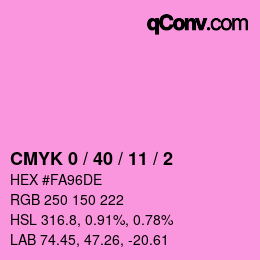 Color code: CMYK 0 / 40 / 11 / 2 | qconv.com