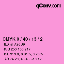 Color code: CMYK 0 / 40 / 13 / 2 | qconv.com