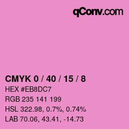 Color code: CMYK 0 / 40 / 15 / 8 | qconv.com