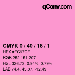 Color code: CMYK 0 / 40 / 18 / 1 | qconv.com