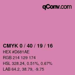 Color code: CMYK 0 / 40 / 19 / 16 | qconv.com