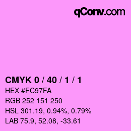 Color code: CMYK 0 / 40 / 1 / 1 | qconv.com