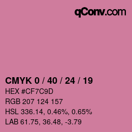 Color code: CMYK 0 / 40 / 24 / 19 | qconv.com