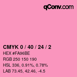 Color code: CMYK 0 / 40 / 24 / 2 | qconv.com