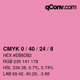 Color code: CMYK 0 / 40 / 24 / 8 | qconv.com