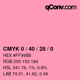 Color code: CMYK 0 / 40 / 28 / 0 | qconv.com