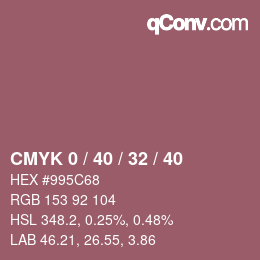 Color code: CMYK 0 / 40 / 32 / 40 | qconv.com