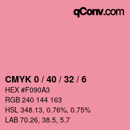 Color code: CMYK 0 / 40 / 32 / 6 | qconv.com