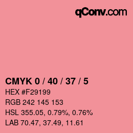 Color code: CMYK 0 / 40 / 37 / 5 | qconv.com