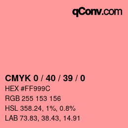 Color code: CMYK 0 / 40 / 39 / 0 | qconv.com