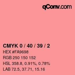 Color code: CMYK 0 / 40 / 39 / 2 | qconv.com