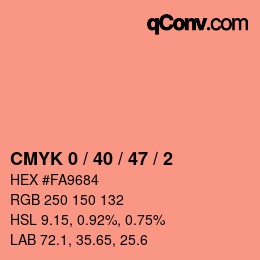 Color code: CMYK 0 / 40 / 47 / 2 | qconv.com