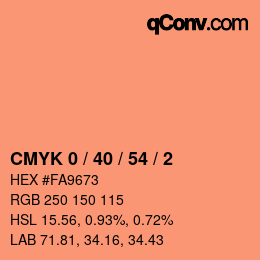 Color code: CMYK 0 / 40 / 54 / 2 | qconv.com