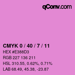 Color code: CMYK 0 / 40 / 7 / 11 | qconv.com