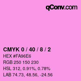 Color code: CMYK 0 / 40 / 8 / 2 | qconv.com