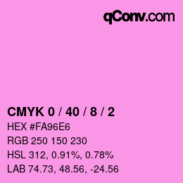 カラーコード: CMYK 0 / 40 / 8 / 2 | qconv.com