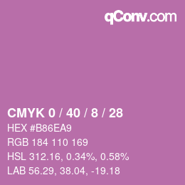 Color code: CMYK 0 / 40 / 8 / 28 | qconv.com