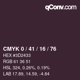 Color code: CMYK 0 / 41 / 16 / 76 | qconv.com