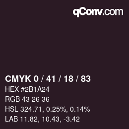 Color code: CMYK 0 / 41 / 18 / 83 | qconv.com