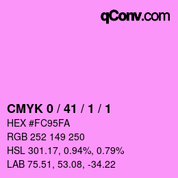 颜色代码: CMYK 0 / 41 / 1 / 1 | qconv.com