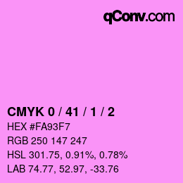 Color code: CMYK 0 / 41 / 1 / 2 | qconv.com