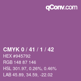 颜色代码: CMYK 0 / 41 / 1 / 42 | qconv.com