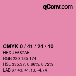 Color code: CMYK 0 / 41 / 24 / 10 | qconv.com