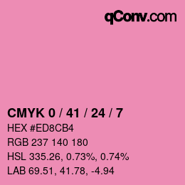 Color code: CMYK 0 / 41 / 24 / 7 | qconv.com