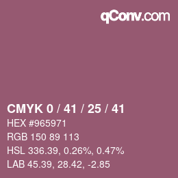 Color code: CMYK 0 / 41 / 25 / 41 | qconv.com