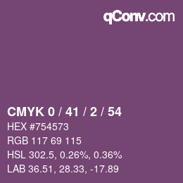 Color code: CMYK 0 / 41 / 2 / 54 | qconv.com