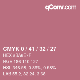 Color code: CMYK 0 / 41 / 32 / 27 | qconv.com