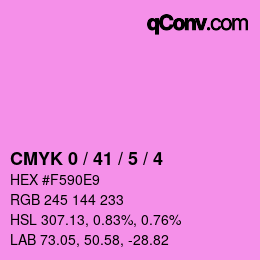 Color code: CMYK 0 / 41 / 5 / 4 | qconv.com