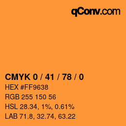 Color code: CMYK 0 / 41 / 78 / 0 | qconv.com