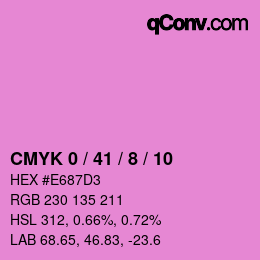 Color code: CMYK 0 / 41 / 8 / 10 | qconv.com