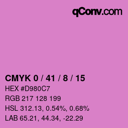 Color code: CMYK 0 / 41 / 8 / 15 | qconv.com