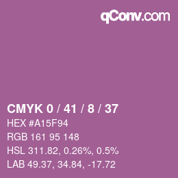 Color code: CMYK 0 / 41 / 8 / 37 | qconv.com