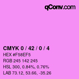 Color code: CMYK 0 / 42 / 0 / 4 | qconv.com