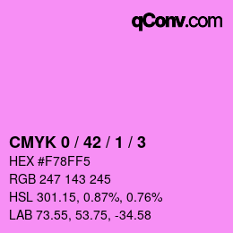 Color code: CMYK 0 / 42 / 1 / 3 | qconv.com