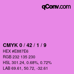 カラーコード: CMYK 0 / 42 / 1 / 9 | qconv.com