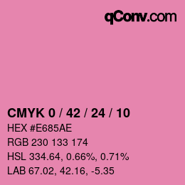 Color code: CMYK 0 / 42 / 24 / 10 | qconv.com