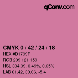 Color code: CMYK 0 / 42 / 24 / 18 | qconv.com