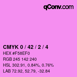 Color code: CMYK 0 / 42 / 2 / 4 | qconv.com