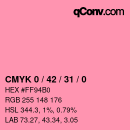 Color code: CMYK 0 / 42 / 31 / 0 | qconv.com