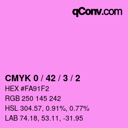 カラーコード: CMYK 0 / 42 / 3 / 2 | qconv.com