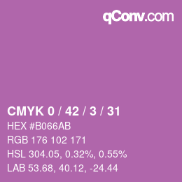 Color code: CMYK 0 / 42 / 3 / 31 | qconv.com