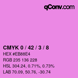 Color code: CMYK 0 / 42 / 3 / 8 | qconv.com