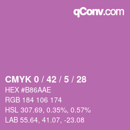 Código de color: CMYK 0 / 42 / 5 / 28 | qconv.com